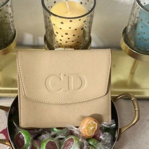 Christian Dior compact wallet